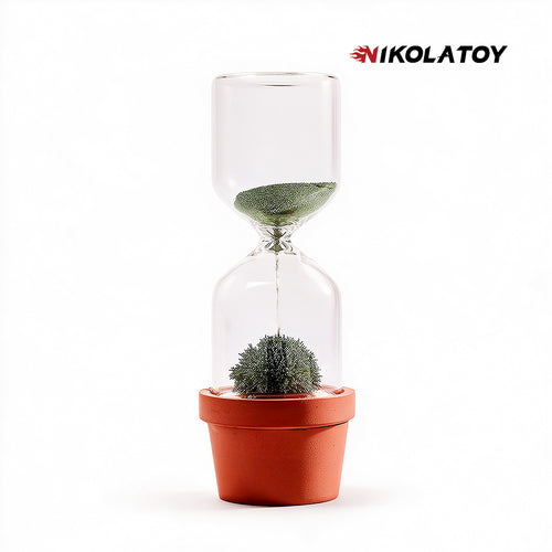 Nikola Toy Calming Magnetic Hourglass Planter