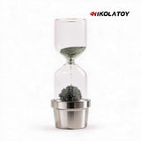 Nikola Toy Calming Magnetic Hourglass Planter, view 2