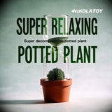 Nikola Toy Calming Magnetic Hourglass Planter, view 4