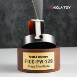 Nikola Toy F-16 Falcon F100-PW-229.STG.2 Fan Blade, view 3