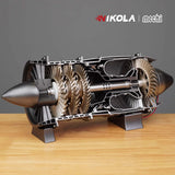 Nikola Toy Fighter Jet Turbojet Engine - DIY KIT, view 2