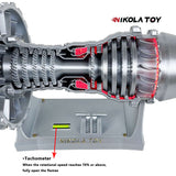 Nikola Toy Final Version Of Rolls Royce Trent 900 Turbofan Engine Model (40CM/15.7In), view 2