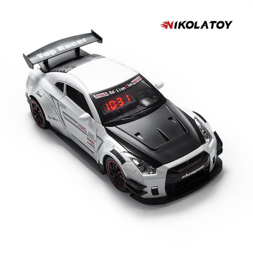 Nikola Toy GTR Car Alarm Clock with Engine Sound & Light Mist