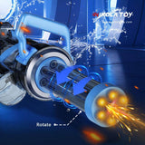 Nikola Toy High Performance Gatling Water Gun With Rotating And Luminous Muzzle, view 3
