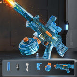 Nikola Toy High Performance UMP45 Electric Continuous Water Gun With Flashing Lights, view 4