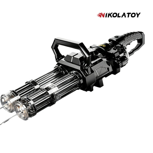 Nikola Toy High Speed Shooting Dual Muzzle Gatling Water Gun Backpack (Muzzle LED)