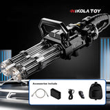 Nikola Toy High Speed Shooting Dual Muzzle Gatling Water Gun Backpack (Muzzle LED), view 2