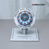 Nikola Toy Iron Man Arc Reactor Phone Charging Pad — Desk Decor with Atmosphere Lighting, view 2