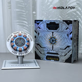 Nikola Toy Iron Man Arc Reactor Phone Charging Pad — Desk Decor with Atmosphere Lighting, view 5