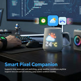 Nikola Toy LED Pixel Smart Mug App‑Controlled DIY Animation Ceramic Cup Interactive Couple Gift, view 3
