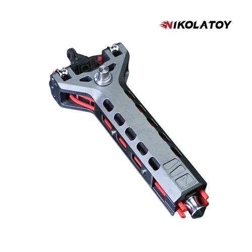 Nikola Toy Mechanical‑3 CNC Aluminum Quick‑Load Slingshot High‑Precision Outdoor Recreational Catapult