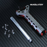 Nikola Toy Mechanical‑3 CNC Aluminum Quick‑Load Slingshot High‑Precision Outdoor Recreational Catapult, view 3