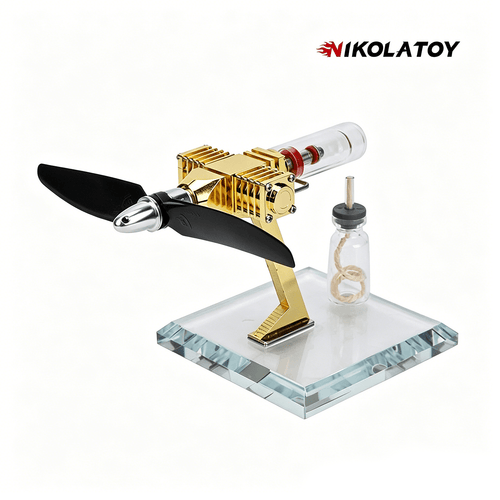 Nikola Toy Mini Aircraft Model Stirling Engine Model