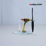 Nikola Toy Mini Aircraft Model Stirling Engine Model, view 3