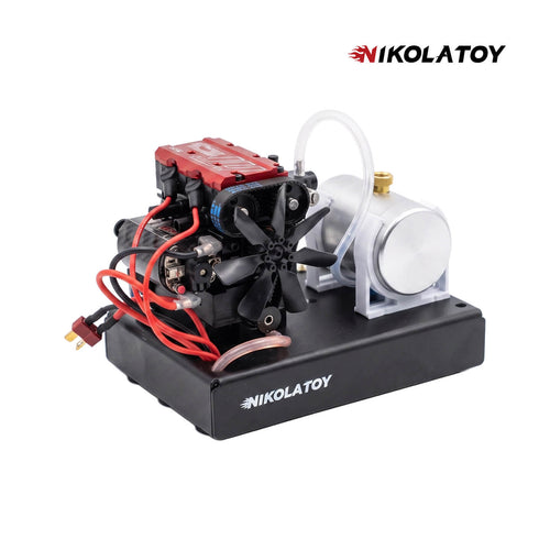 Nikola Toy Mini Dual‑Cylinder Internal Combustion Engine Model DIY Assembled Kit