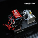 Nikola Toy Mini Dual‑Cylinder Internal Combustion Engine Model DIY Assembled Kit, view 2