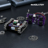 Nikola Toy Mini Programmable Metal RC Robot Tank, view 3