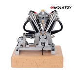 Nikola Toy 2026 New Miniature Harley Davidson V2 Real Engine Model, view 3