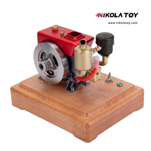 Nikola Toy MUSA 1/8 2.6cc Mini Single-Cylinder Gas Powered Motor 4-Stroke Engine Model