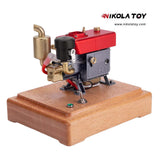 Nikola Toy MUSA 1/8 2.6cc Mini Single-Cylinder Gas Powered Motor 4-Stroke Engine Model, view 3