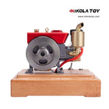 Nikola Toy MUSA 1/8 2.6cc Mini Single-Cylinder Gas Powered Motor 4-Stroke Engine Model, view 5