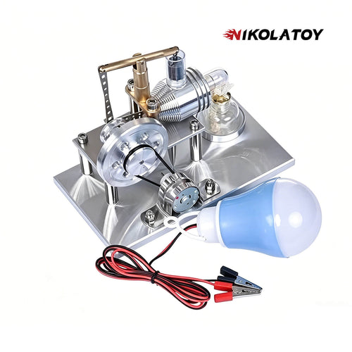 Nikola Toy Alloy Stirling Engine+LED Lights