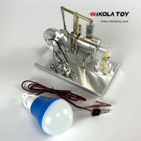 Nikola Toy Alloy Stirling Engine+LED Lights, view 5