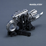 Nikola Toy EDC Fidget Toys Steel Ribs, view 4
