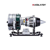 Nikola Toy TECHING Large Size Turbofan Engine Model - DIY KIT（15In）, view 2