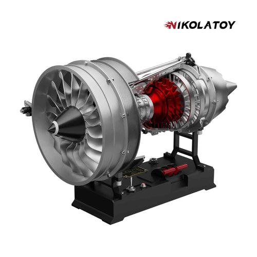 Nikola Toy TECHING Medium Size Turbofan Engine Model - DIY KIT(12In)
