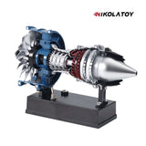 Nikola Toy TECHING Small Size Turbofan Engine Model - DIY KIT(7In), view 4