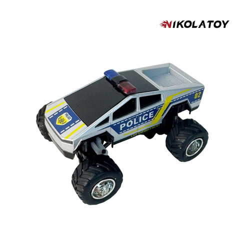 Nikola Toy 1:64 Police Cybertruck Remote Control Car