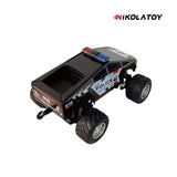 Nikola Toy 1:64 Police Cybertruck Remote Control Car, view 6