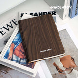 Nikola Toy Black Walnut Folding Book Magnetic Night Light, view 3