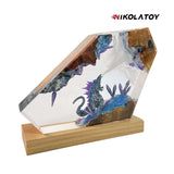 Nikola Toy Creative Resin Night Light Desktop Ornament - Godzilla, view 2