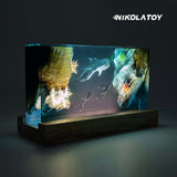 Nikola Toy Creative Resin Night Light Desktop Ornament - The Underwater World, view 2