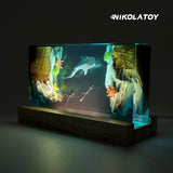 Nikola Toy Creative Resin Night Light Desktop Ornament - The Underwater World, view 3