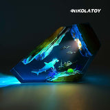 Nikola Toy Creative Resin Night Light Desktop Ornament - The Underwater World, view 4