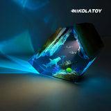 Nikola Toy Creative Resin Night Light Desktop Ornament - The Underwater World, view 5