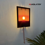 Nikola Toy Creative Sunset Hand Pulled Night Light, view 4