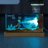 Nikola Toy Dragon Ball Kakarot Resin RGB Night Light Desktop Decoration, view 2