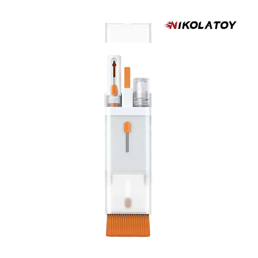Nikola Toy Multi Functional Notebook Computer Headphone Keyboard Efficient Cleaning 8-In-1 Set