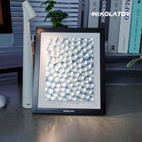 Nikola Toy Precision CNC Alloy Laser Light Effect Art Frame, view 5