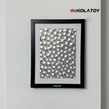 Nikola Toy Precision CNC Alloy Laser Light Effect Art Frame, view 6