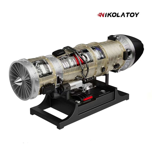 Nikola Toy Turbofan Engine Model Kit that Works F35 Military Fighter Jet Engine Kits 600+PCS