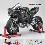 Nikola Toy 1/6 Alloy Dynamic Kawasaki H2R Motorcycle Model, view 2