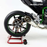 Nikola Toy 1/6 Alloy Dynamic Kawasaki H2R Motorcycle Model, view 3