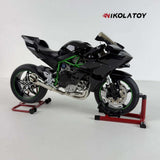 Nikola Toy 1/6 Alloy Dynamic Kawasaki H2R Motorcycle Model, view 5