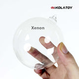Nikola Toy Circular Oscillation Ion Ring Xenon Glass Sphere, view 4