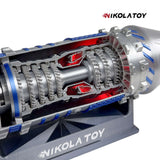 Nikola Toy J-35A Fighter Turbojet Engine Model (Airshow Limited), view 3